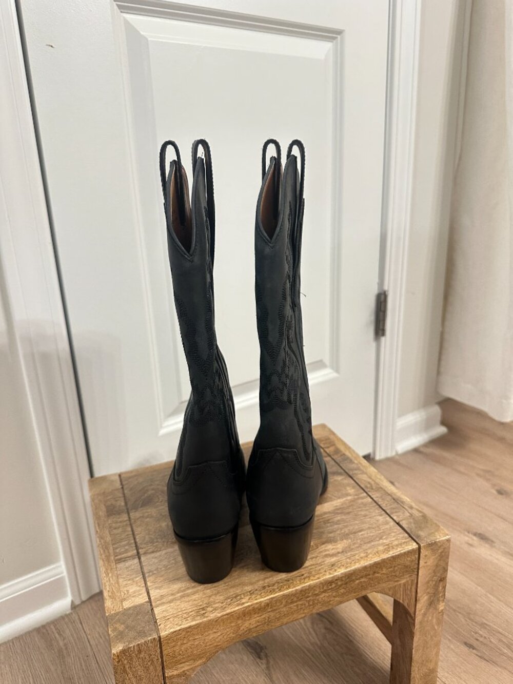 JEFFREY CAMPBELL Dagget Western Boot in Black Washed Size US 10 - Picture 5 of 9